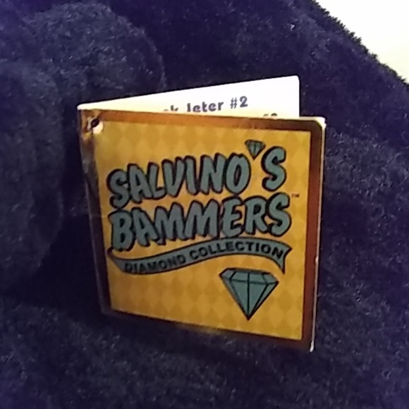 Salvino's Bammers Yankees Derek Jeter Diamond Bear w/ Bag #0016 - Picture 5 of 6